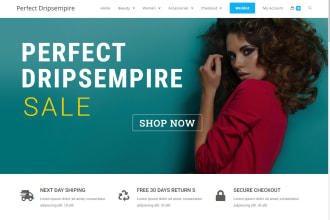 develop dropshipping or ecommerce wordpress website