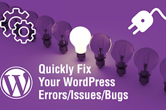 fix wordpress errors, issues, and bugs