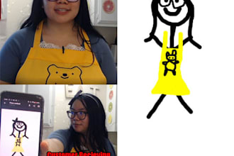 draw a stick figure of you