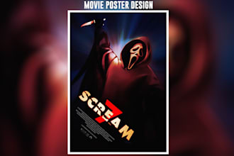 design a cinematic movie poster for your film