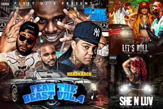 design amazing mixtape cover, album cover