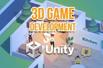 create your unity 3d game for android ios or PC