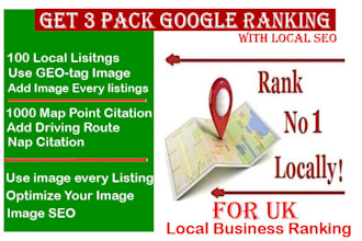 do local citations with map citations for UK google ranking
