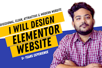 design a stunning elementor website