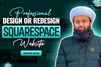 design or redesign squarespace website, build squarespace website development