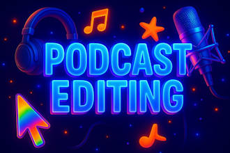 be your podcast editor and audio engineer