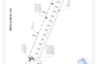 draw the auto cad civil project as built drawings