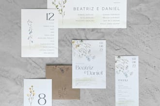 create bespoke wedding stationery according to your request