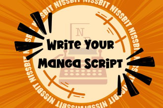 write your manga script