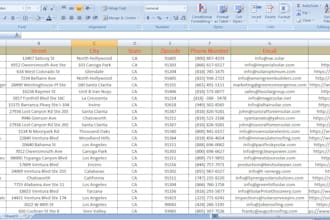 do excel data entry and data collection