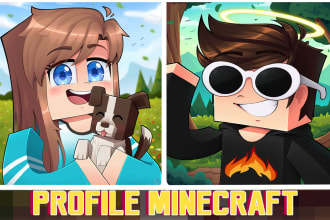 turn your minecraft skin into a cartoon avatar