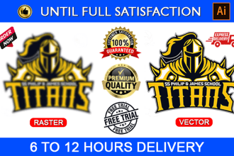 vectorize, redesign, update, fix, edit, modify, logo