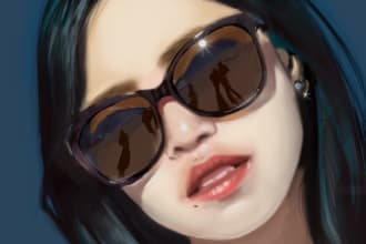 draw your portrait in realistic style