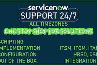 work as servicenow developer