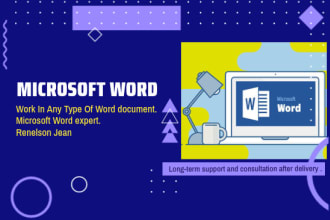 professional microsoft word formatting and typing services