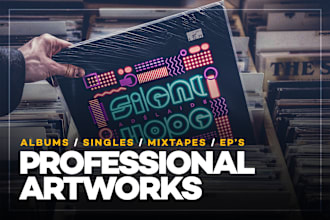 create a professional artwork for your album, single, mixtape or ep