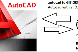 convert autocad drawings dwg to shapefiles and geodatabases