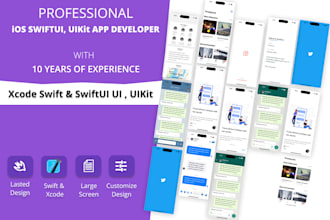 affordable ios development with swift, swiftui, uikit via xcode fast delivery