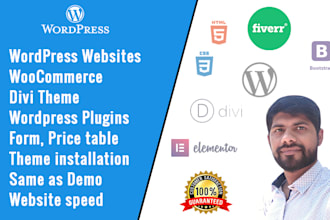 create responsive wordpress website design or blog