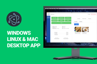 create desktop app using electron