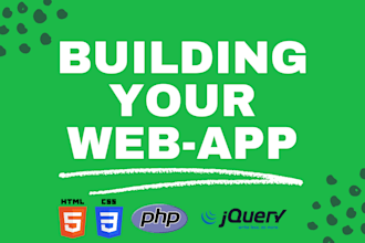 create a website for you with php, javascript, html and css