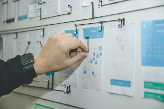 do mobile and website wireframes and UI, UX