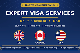 provide study or visit visa assistance for UK, canada, USA