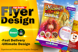 craft custom flyer design for business