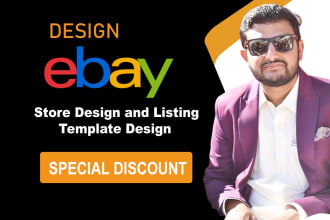 design custom ebay store and responsive template