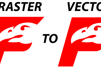 recreate and tweak blur logo in vector