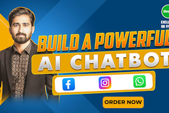 develop smart ai chatbots for facebook, instagram and social media platforms