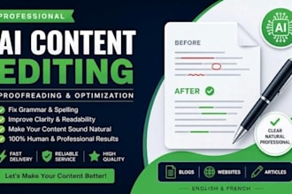 edit, rewrite, proofread and improve chatgpt ai content