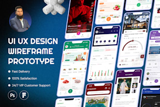 do professional mobile app UI UX design for android and ios
