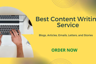 write engaging articles and blog posts for you