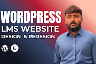 develop wordpress lms website, tutor lms, lms website