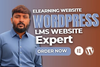 build wordpress lms website or elearning website