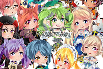 draw anime chibi character