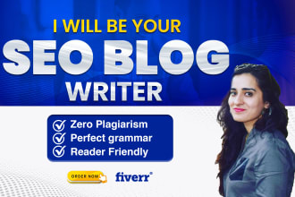 write amazing SEO friendly blog posts for you
