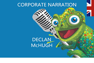 do your british corporate video narration voice over