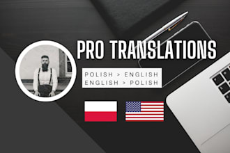 translate texts in english and polish