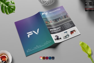 design a product catalog, digital brochure print and digital