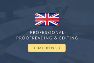 professionally proofread and edit any text fast