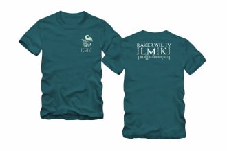 mockup your design on tshirt and merchandise