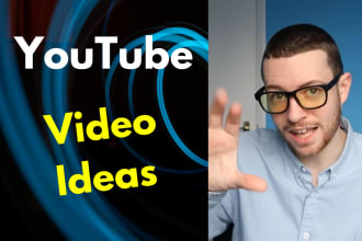 give you youtube video ideas for your channel