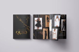 design a creative and unique look book for your brand or design