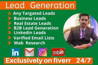 do targeted b2b linkedin lead generation and real estate leads
