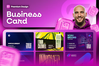 design modern and premium quality business card