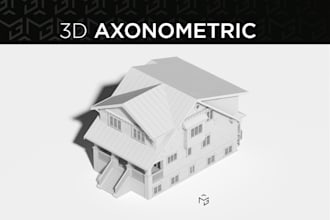 make 3d white concept model
