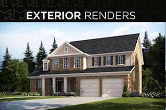 create photorealistic 3d exterior architectural renderings