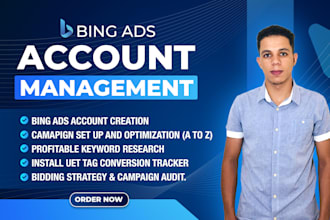 set up and manage bing ads account that makes sales